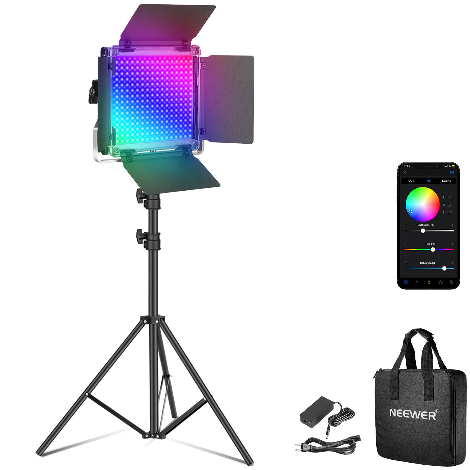 NEEWER 1パック 660 PRO II RGB LEDビデオライト – NEEWER.JP