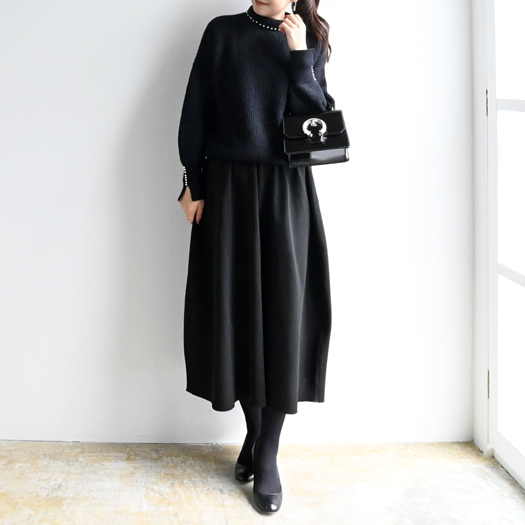 タックフレアダイバーニットスカート – Neigeオンラインストア