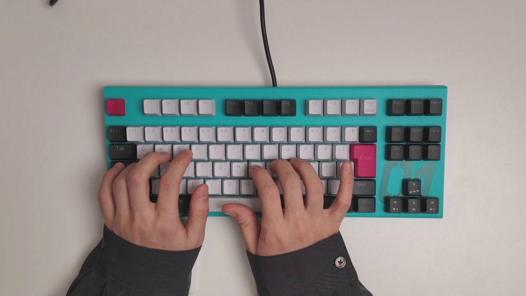 キーボード】初音ミクデザインのREALFORCEがあるんだって？！ラピッド