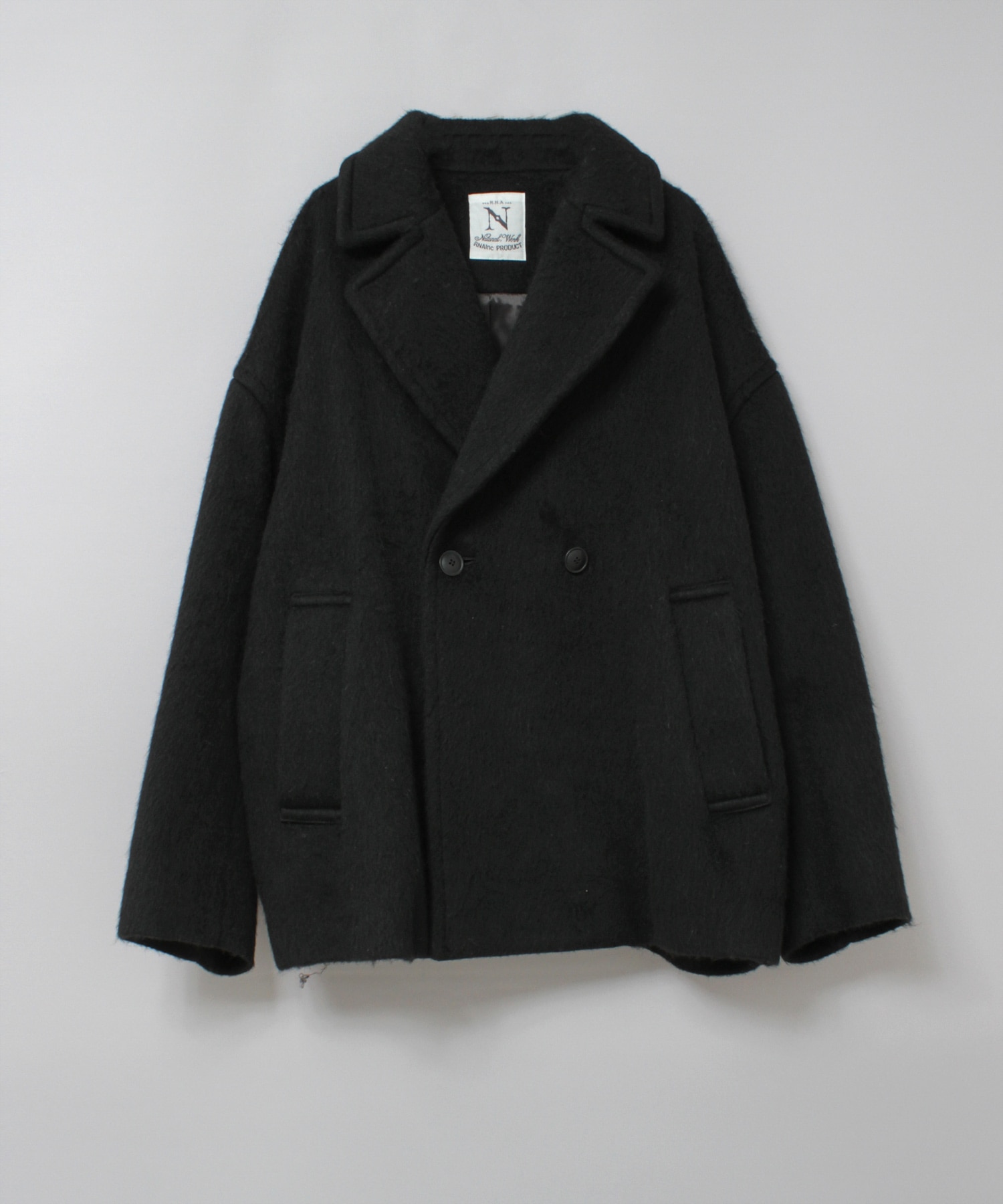 J2168 ウールシャギーダブルジャケット(F オフグレー): アウター - RNA