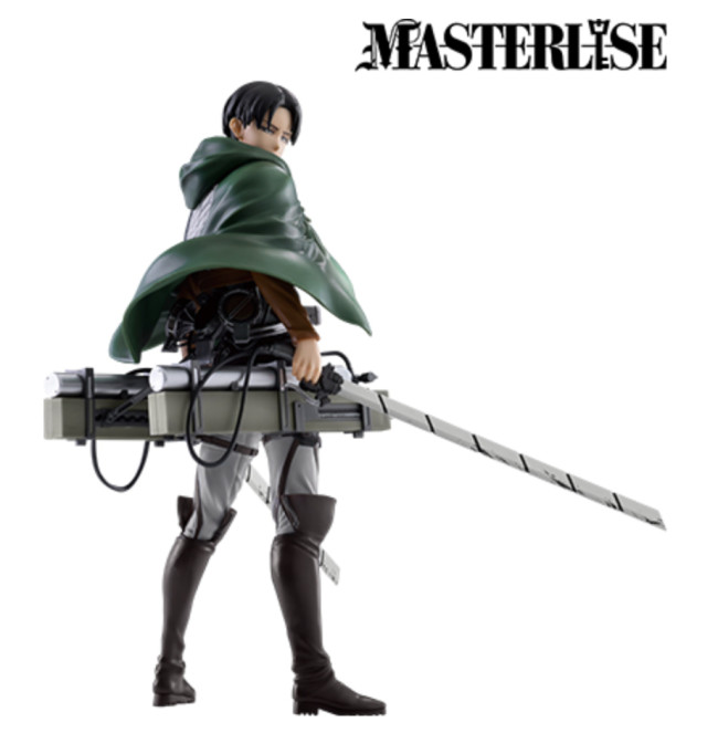 進撃の巨人』一番くじに新作登場！ リヴァイが初のMASTERLISE