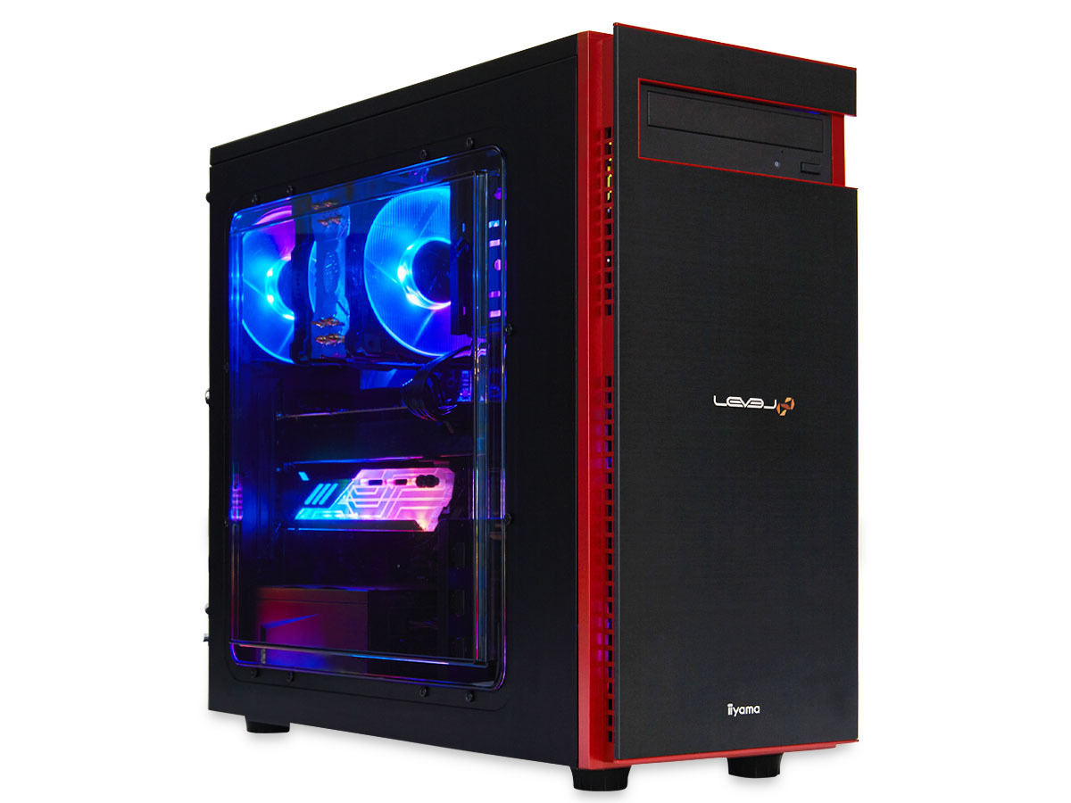 iiyama PC、LED標準搭載のゲーミングPC「LEVEL∞ RGB Build」3モデル