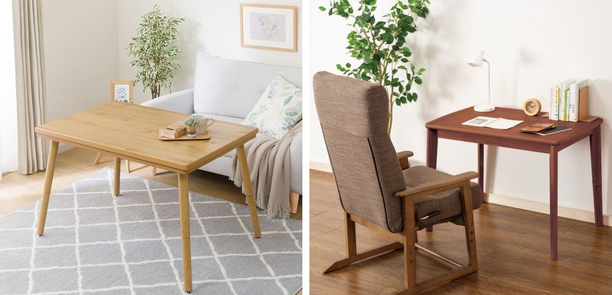 ニトリ、高さを変えられる「2WAY こたつ」に新サイズ登場 | マイナビ