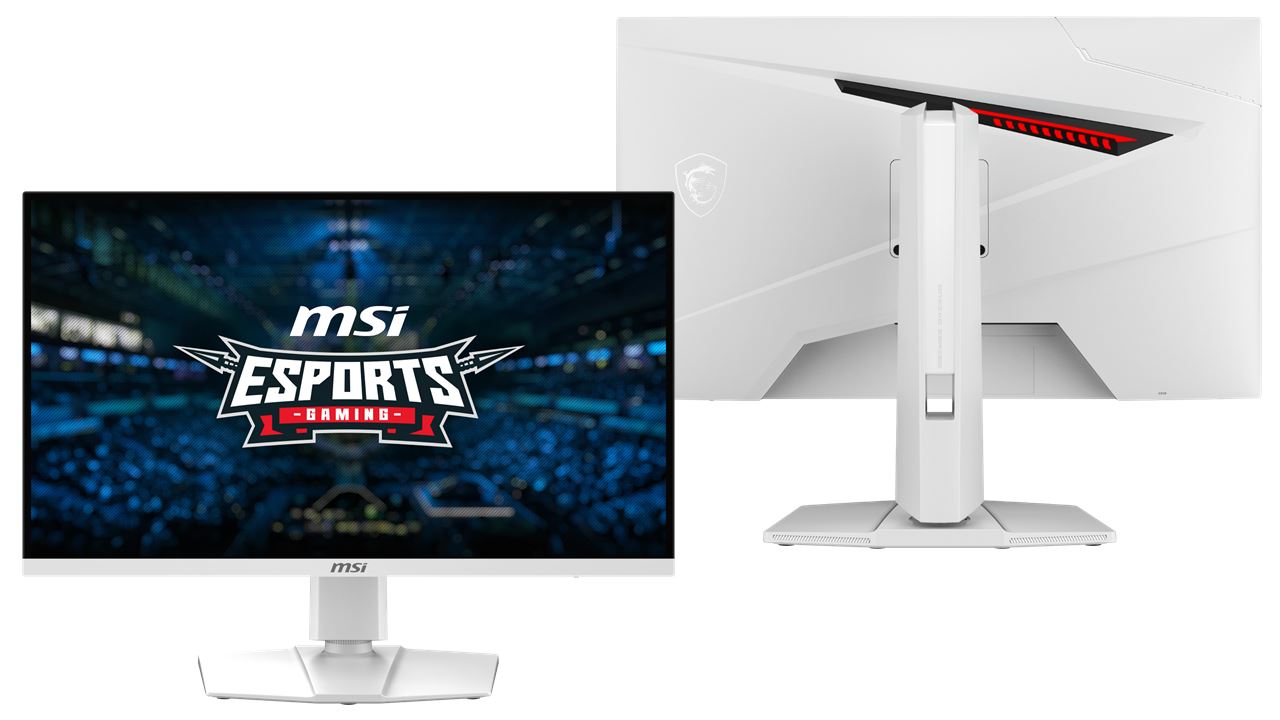 4K UHD／WQHD／フルHDを選べるホワイト色の27型ゲーミングモニタ - MSI