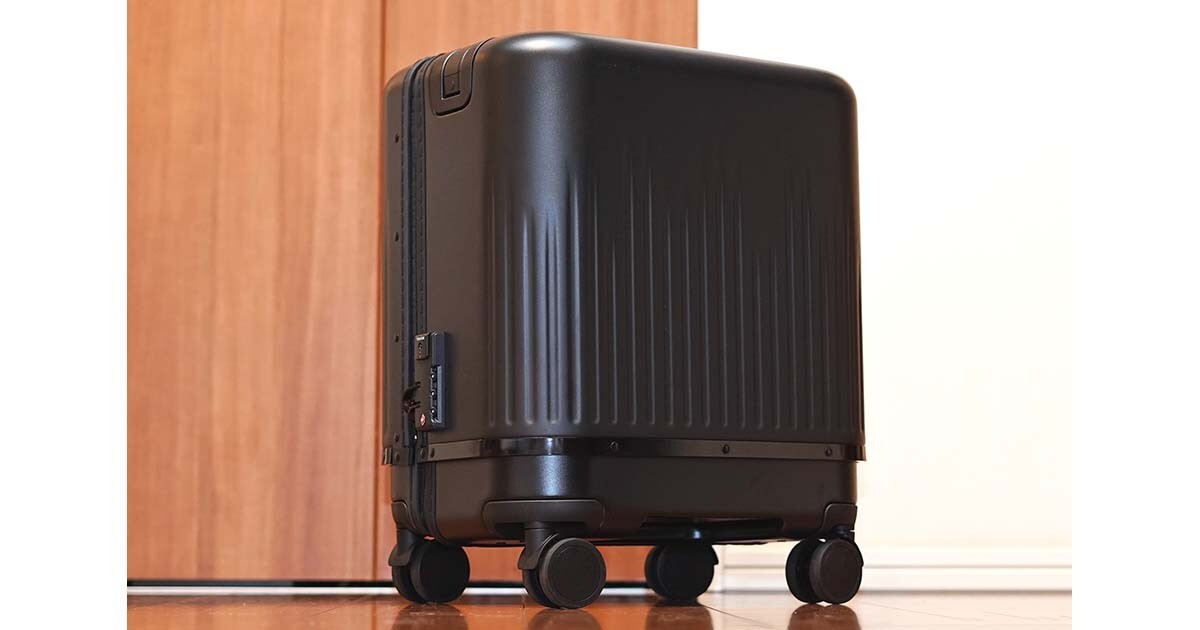 3段階で伸縮して容量が8割増に、異色の変形スーツケース「VELO Hyper