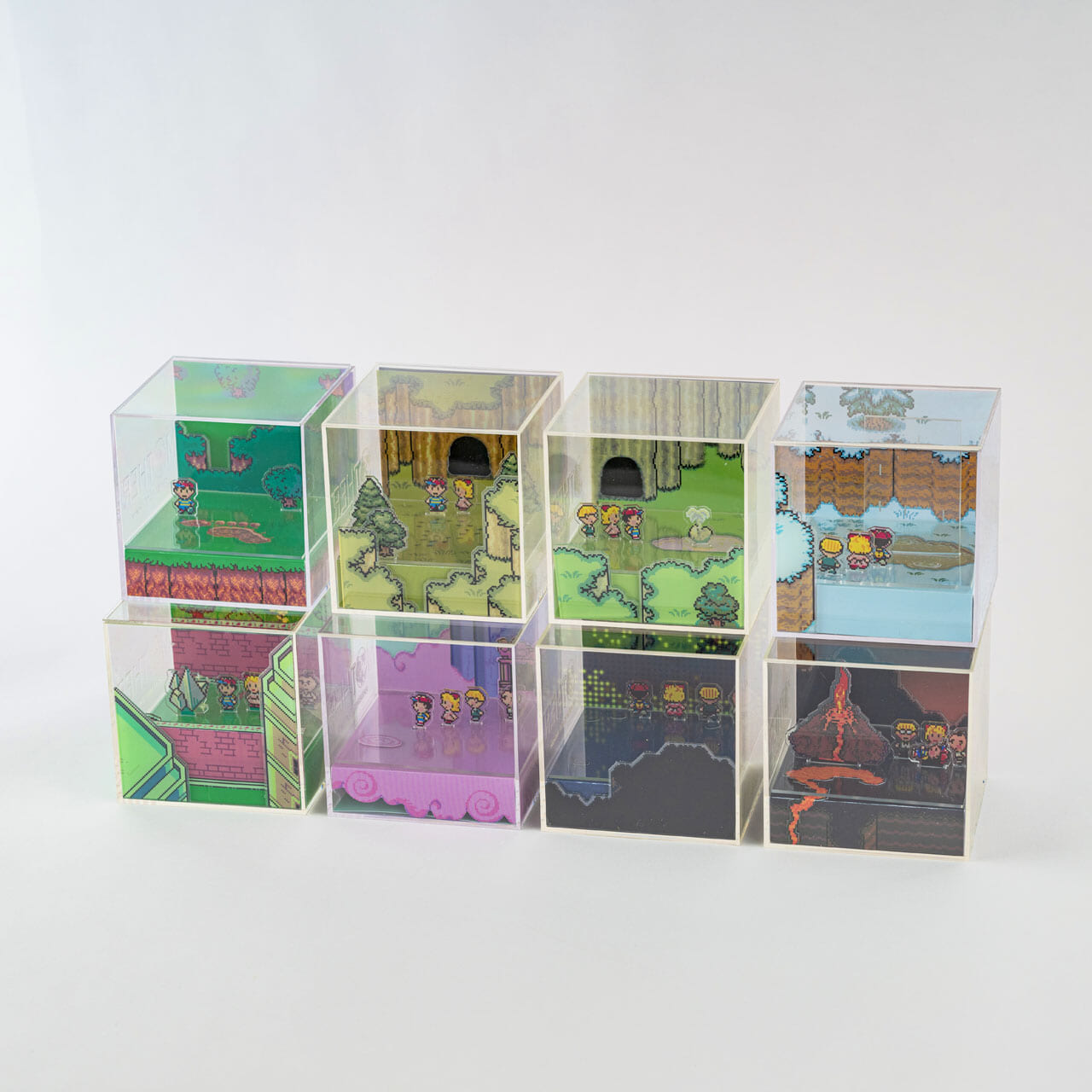 MOTHER2』のパワースポットをジオラマ化した「エイトキューブス」が発売へ