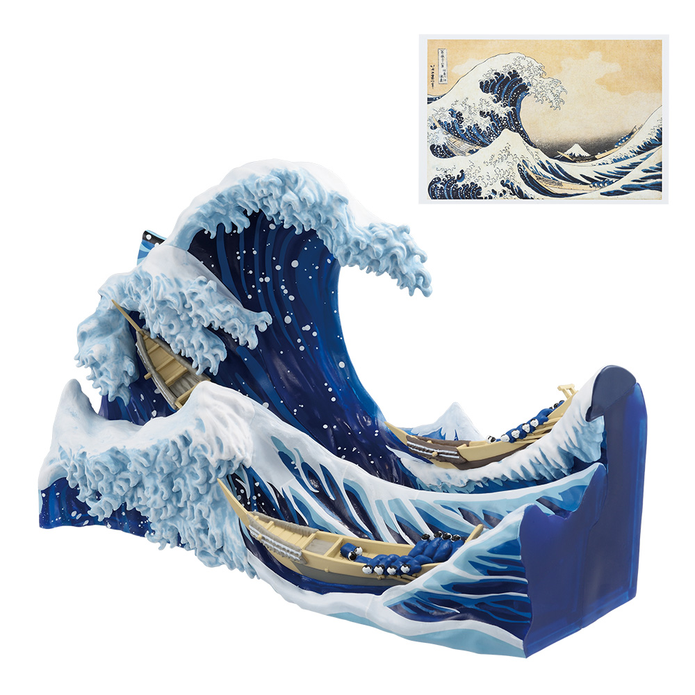 葛飾北斎の名作が”粋”な一番くじに。A賞は『神奈川沖浪裏』の立体ジオラマ