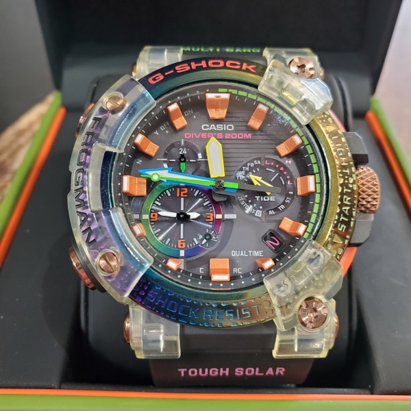 G-SHOCK GWF-A1000BRT-1A フロッグマン ボルネオ レインボー・トード