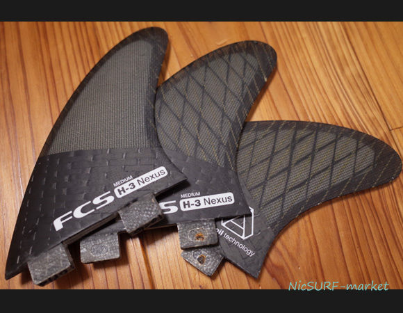 FCS H3 NEXUS FIN ネクサスフィン トライ/3枚セット Mサイズ 美品 (No