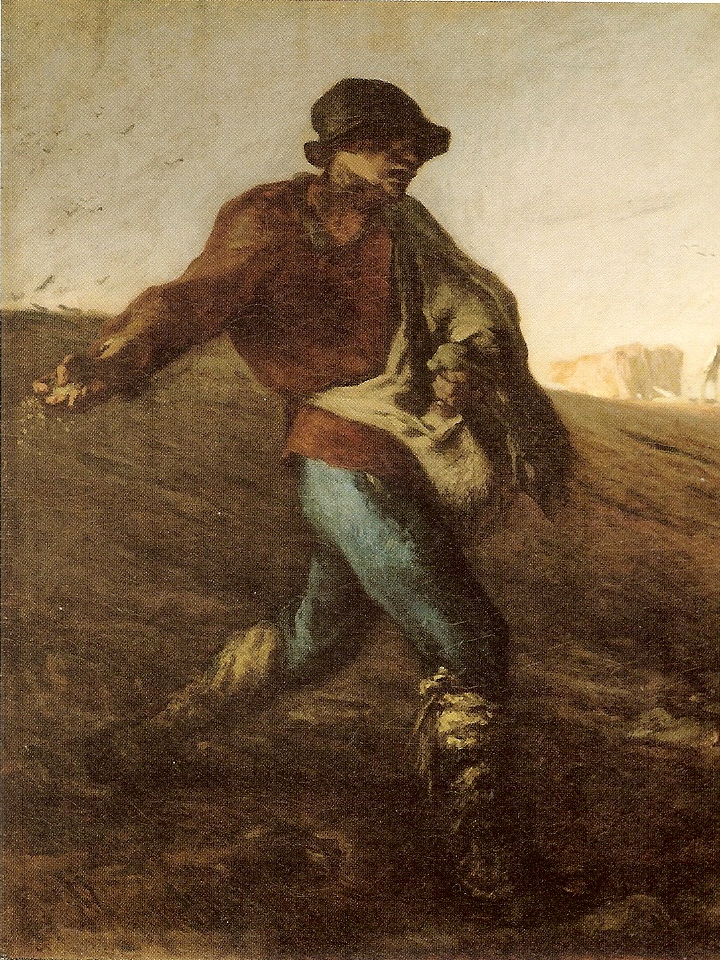 会長日記 ミレーの「種をまく人」 - 日本橋そばの会