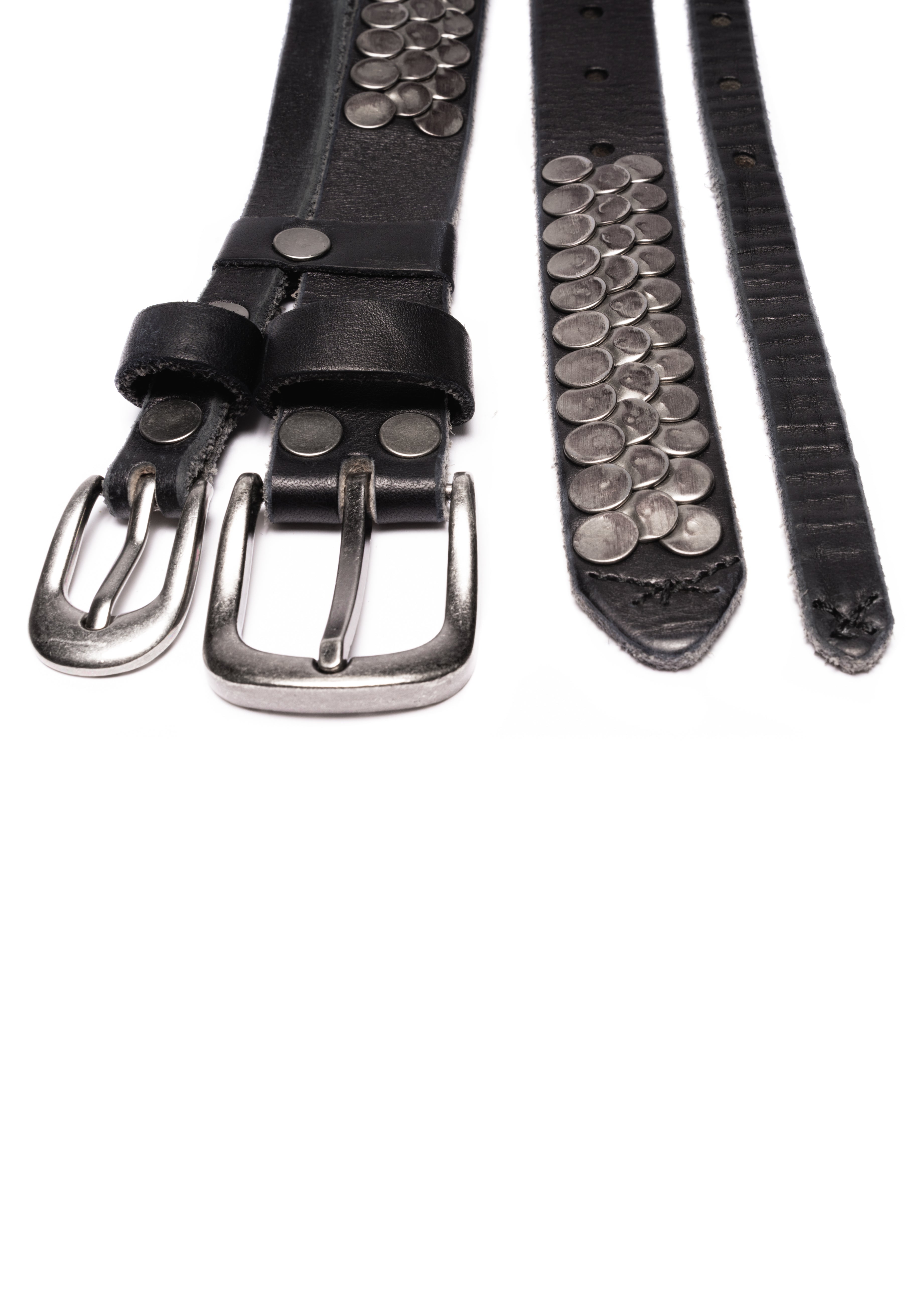 NFS DOUBLE-LAYERED BELT BLACK – NO/FAITH STUDIOS