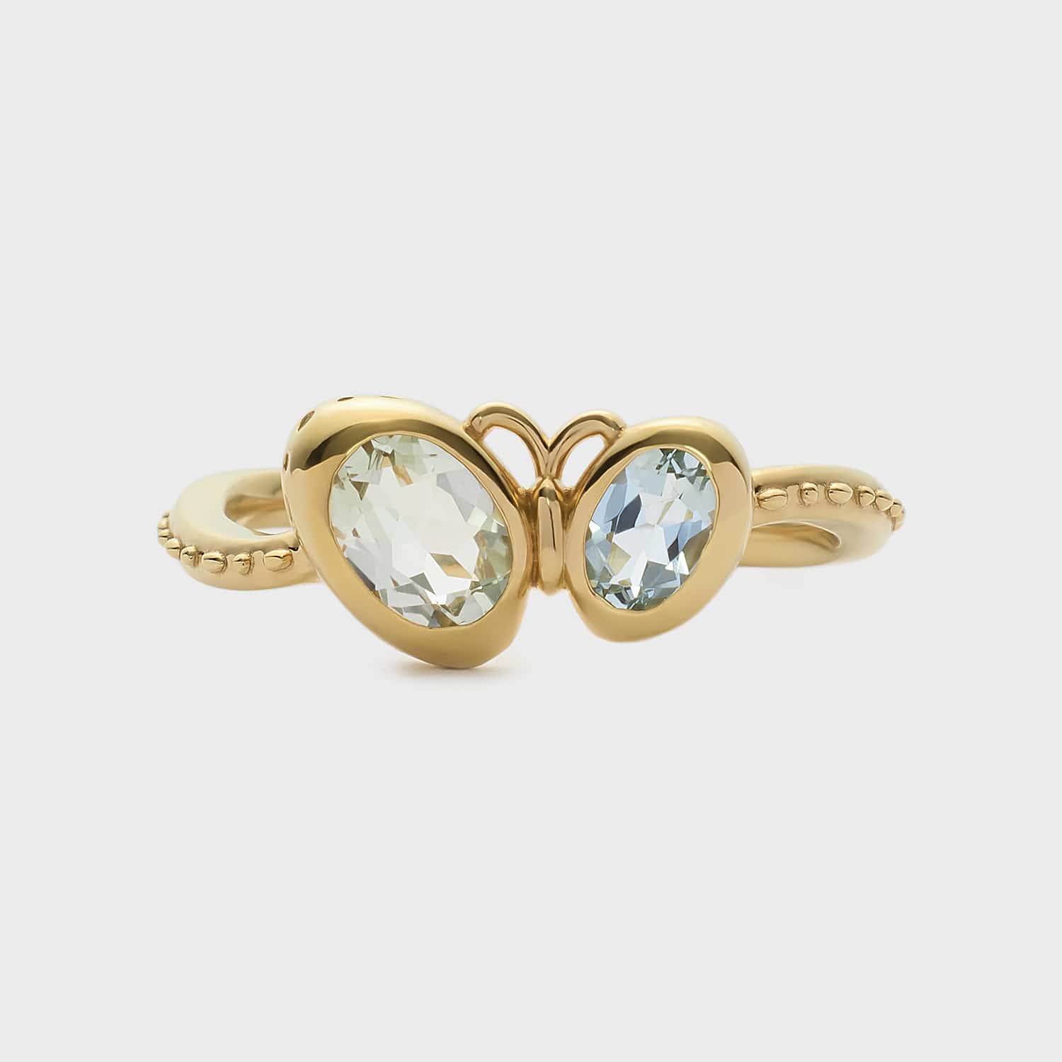 ゴールドクォーツ／アクアマリンリング｜リング｜ノジェス 公式