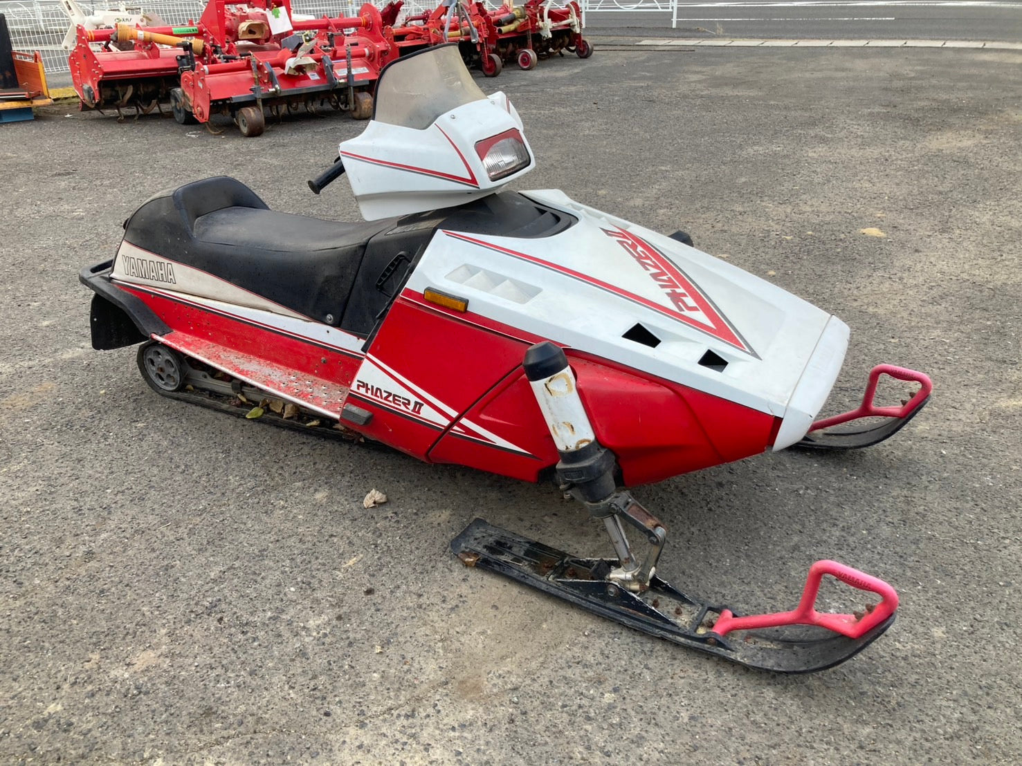 不具合品】ヤマハ 中古 スノーモービル PHAZERⅡ – 農キング