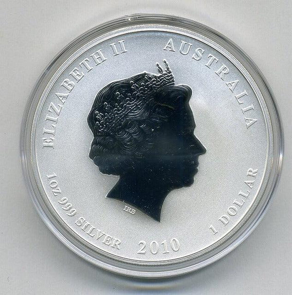 オーストラリア 1ドル銀貨 2010年 寅年 虎（トラ） – 野崎コイン