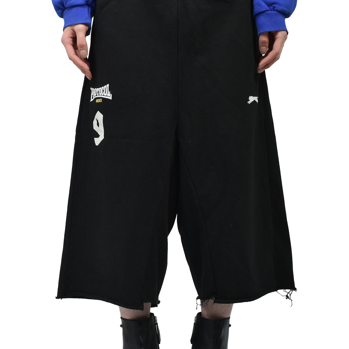 Protocol Index FW25 Folded Waist Jorts / Black - Nubian