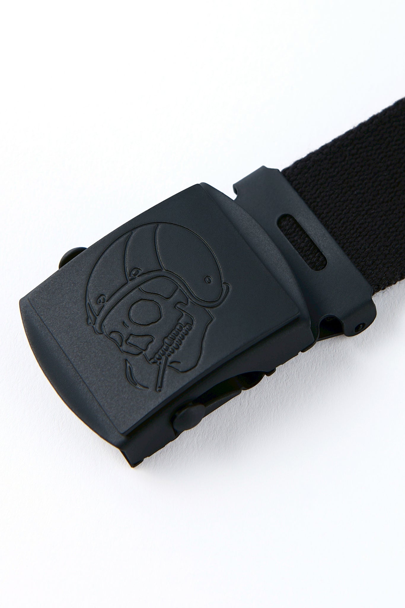 SAINT Mxxxxxx × NEIGHBORHOOD SS25 STHD . GI BELT / BLK - NUBIAN