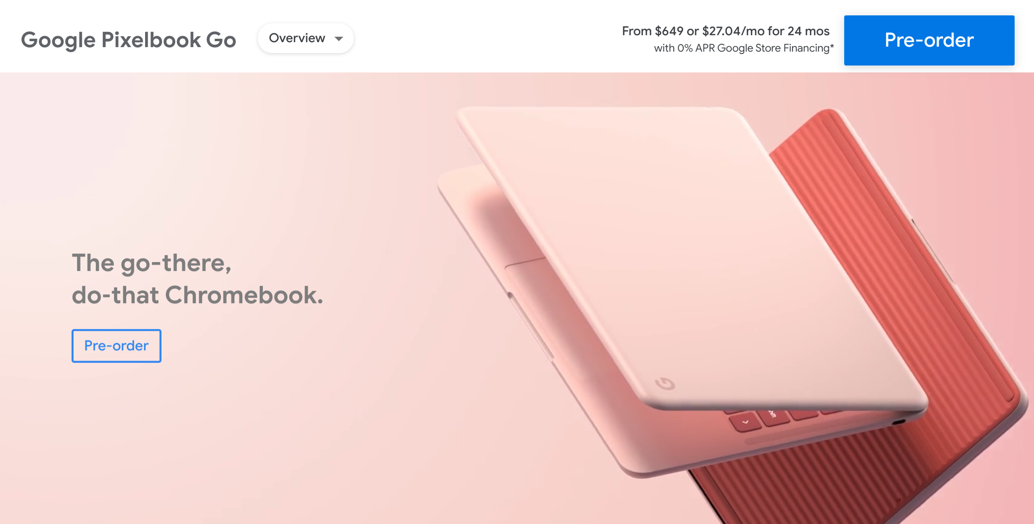かぶ] Googleが新作Chromebook、Pixelbook Goを発表。そこで
