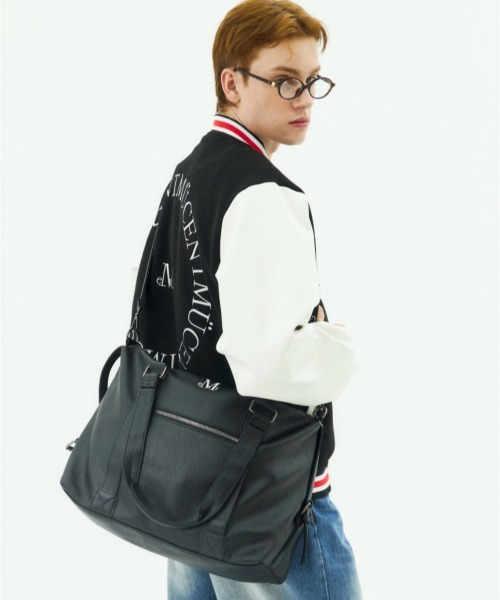 A'GEM/9 × .kom 『MUCENT/ムーセント』PRIME WRINKLE LEATHER TOTE BAG