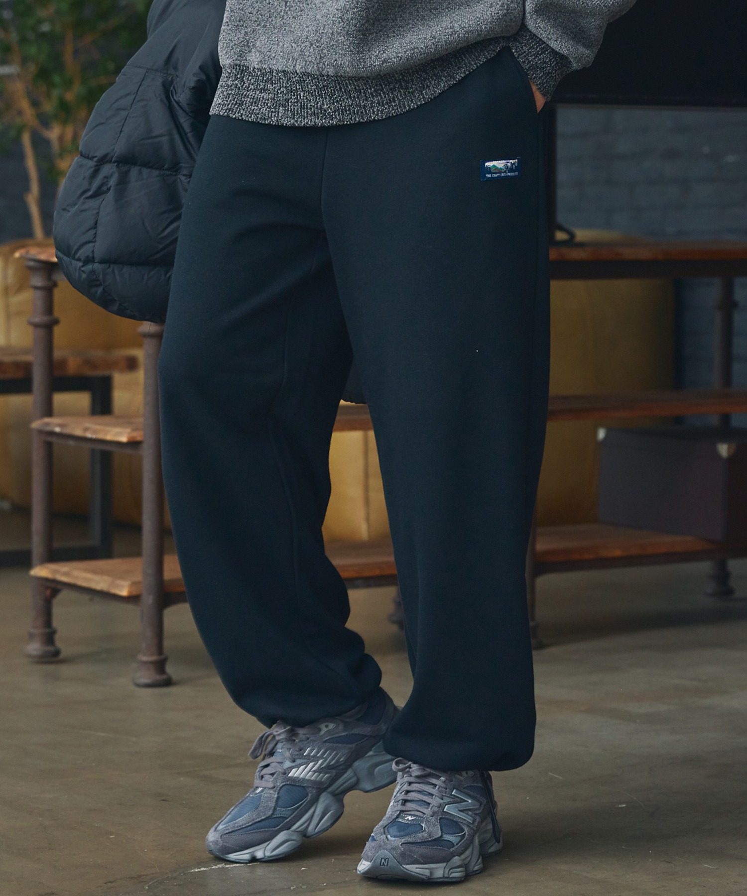 セットアップ対応】12ozヘビーウェイト裾ドローコード裏毛スウェット