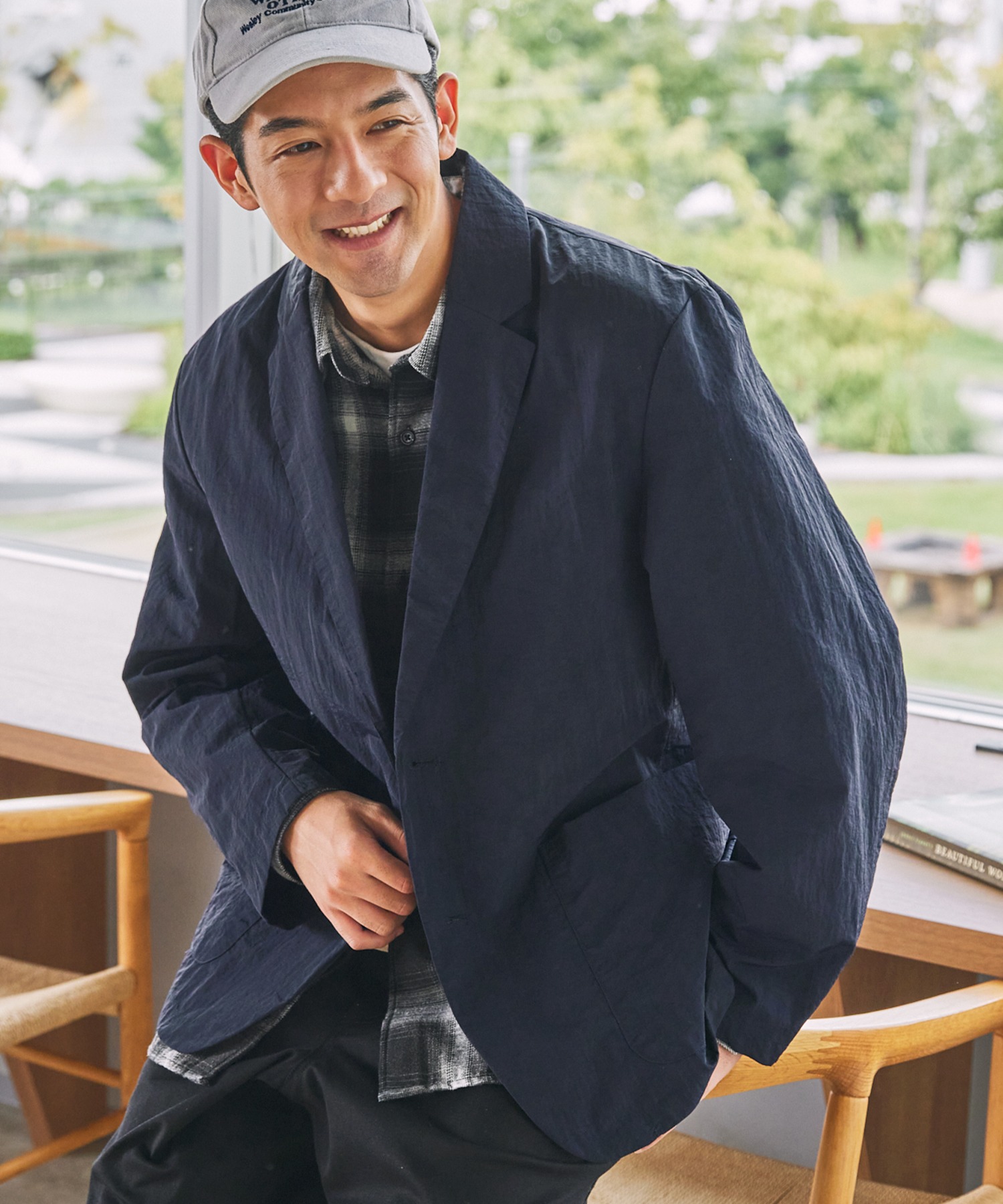 セットアップ対応】マルチファンクショナル ナイロン テーラード