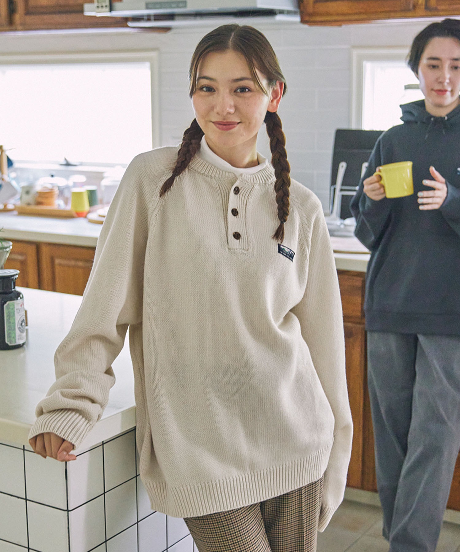 マルチファンクショナル イージーケア ビッグシルエット ラグラン