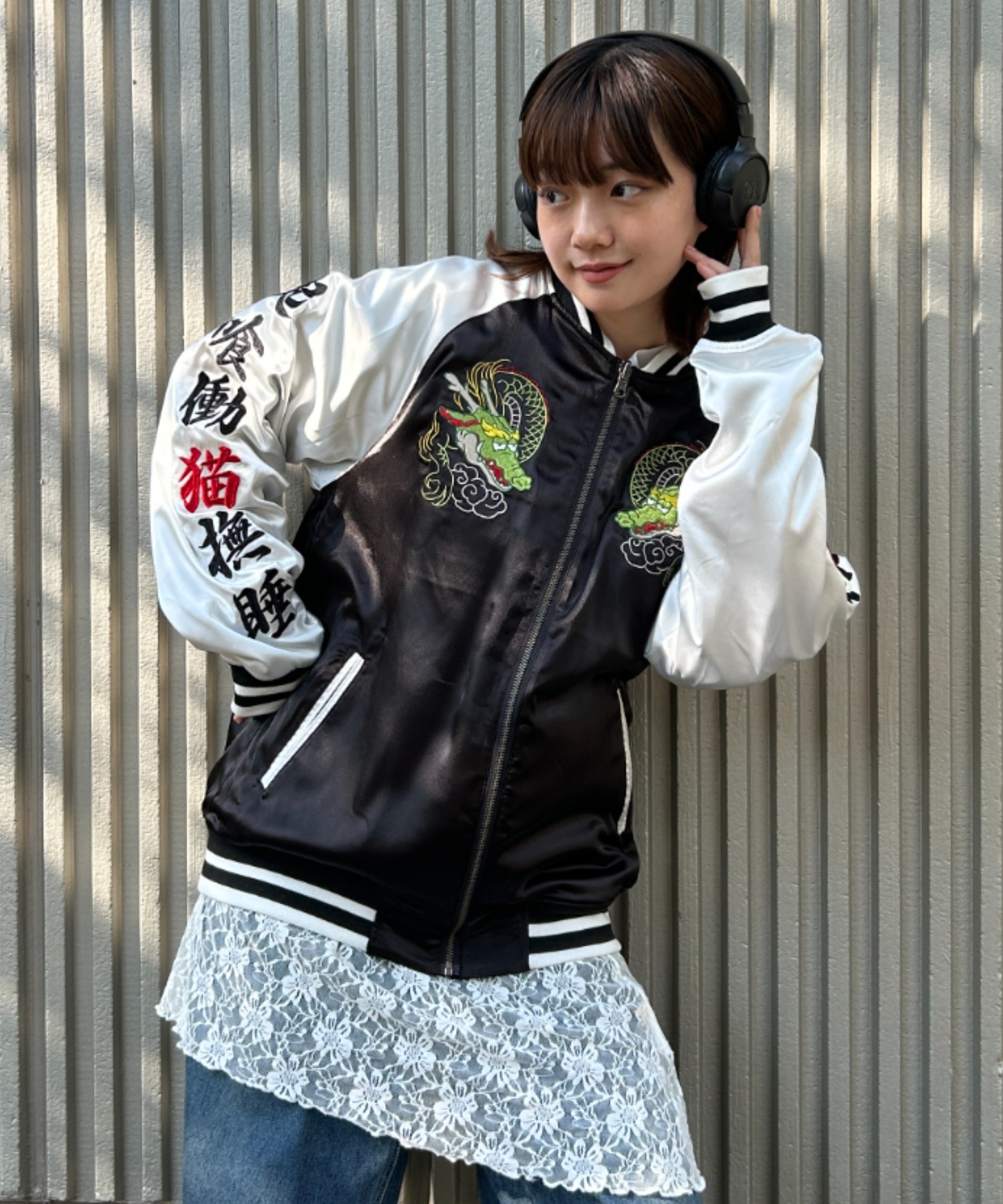 A'GEM/9 × .kom 『A'gem/エージェム』 リバーシブルスカジャン1 A'gem