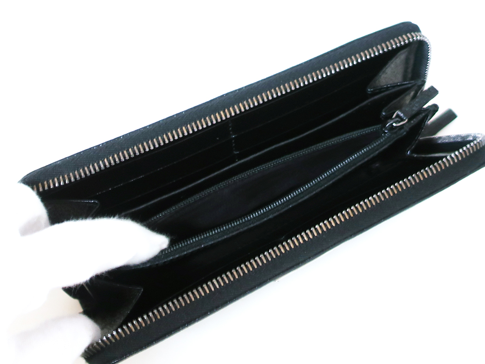 グッチ GGキャンバス 長財布 ブラック 112724 | 【オオクラヤ