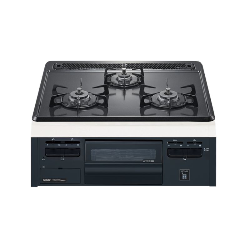 ノーリツ メタルトップ ビルトインコンロ N3GT2RVQ1｜大問屋
