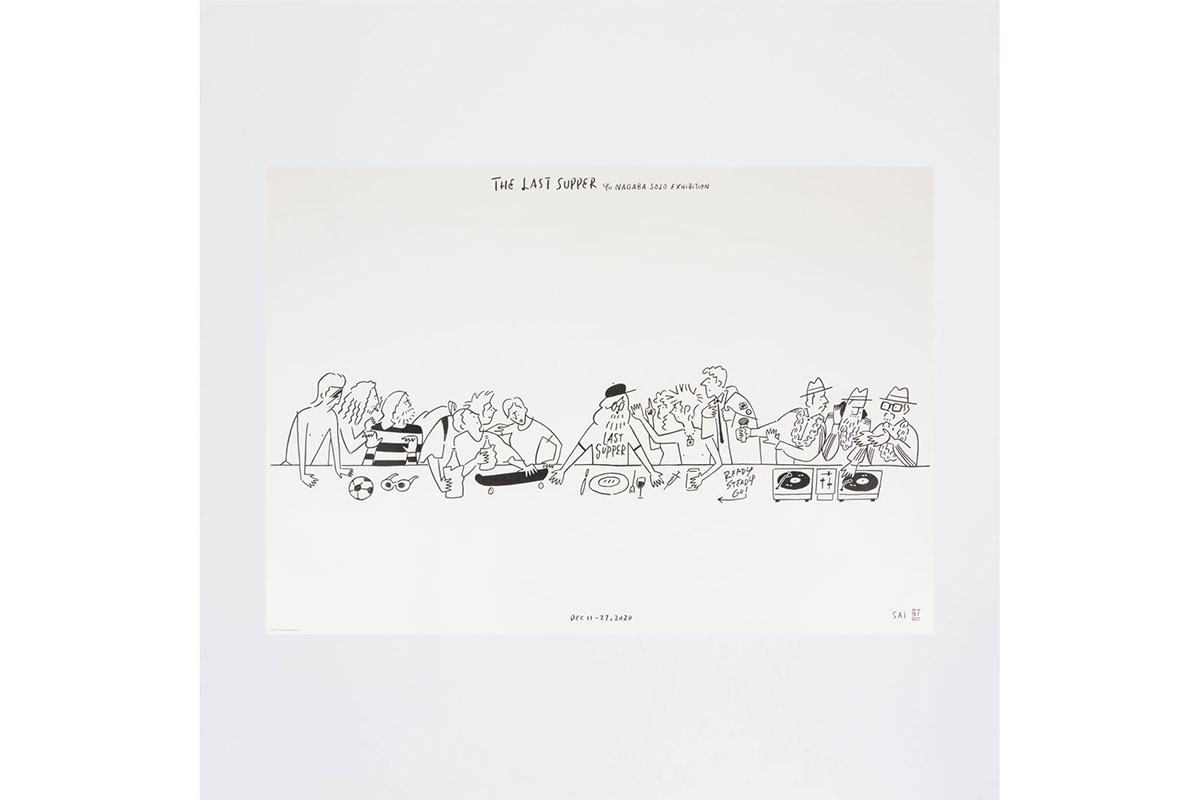 ミヤシタパークSAIで長場雄個展 横幅4mのキャンバスに“最後の晩餐”を