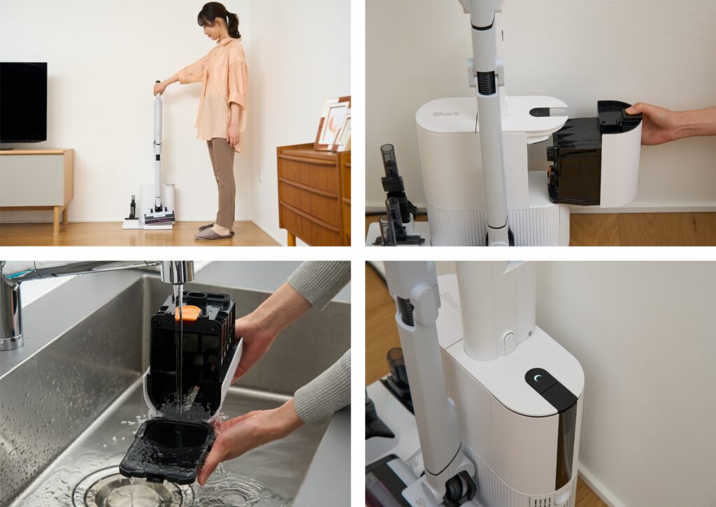 Shark EVOPOWER SYSTEM NEO/NEO＋」はスティック型掃除機の常識を