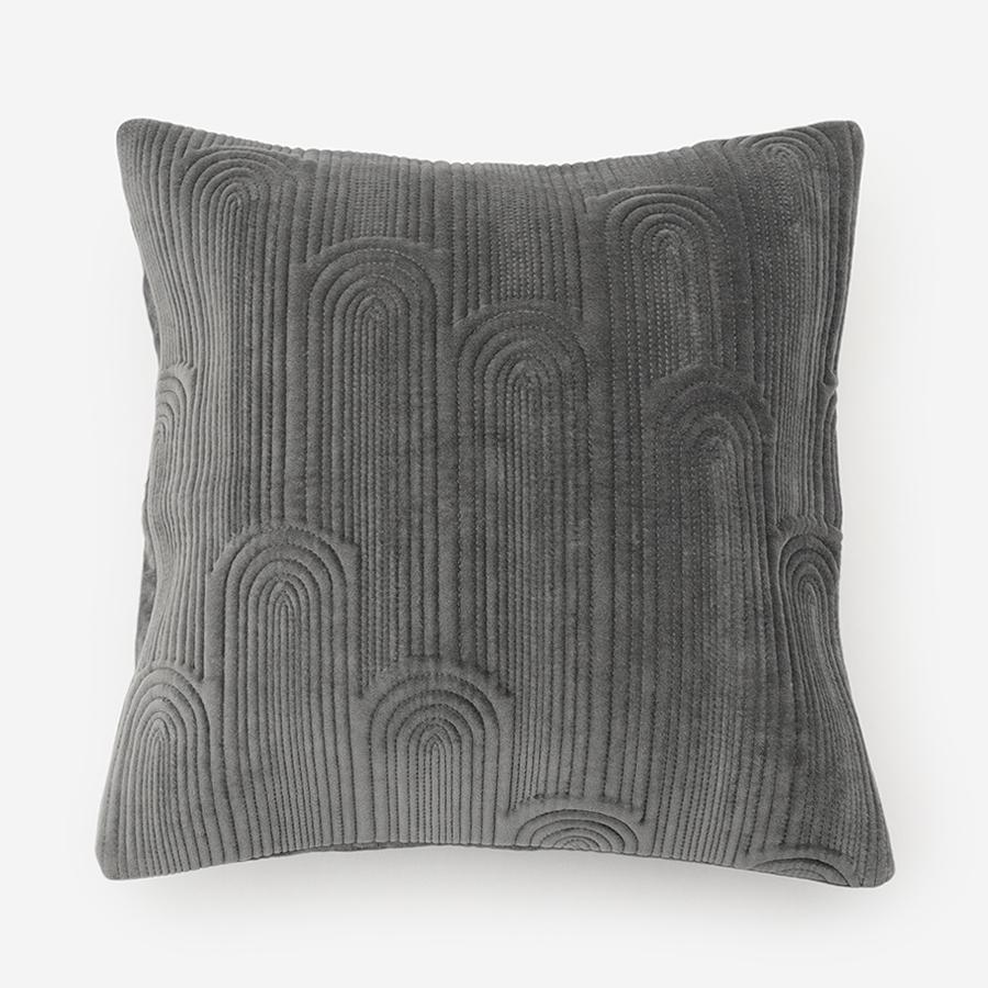 VORTEX JACQUARD クッションカバー 45cm角 グレー｜【公式】ACTUS