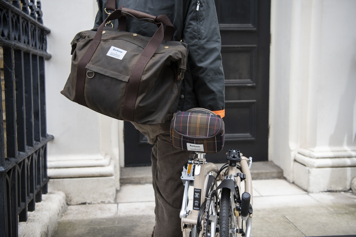 BROMPTON ( ブロンプトン ) フレームバッグ ×BARBOUR (バブアー ) ZIP