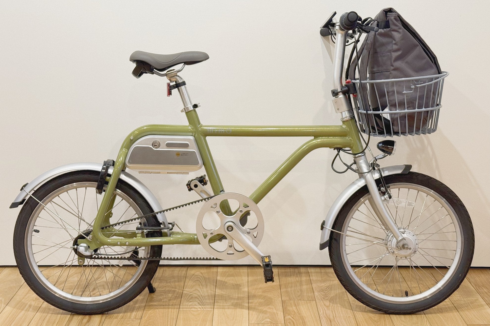 STEPCRUZ自転車 シティサイクル オリーブグリーン 直接引き取り 電動