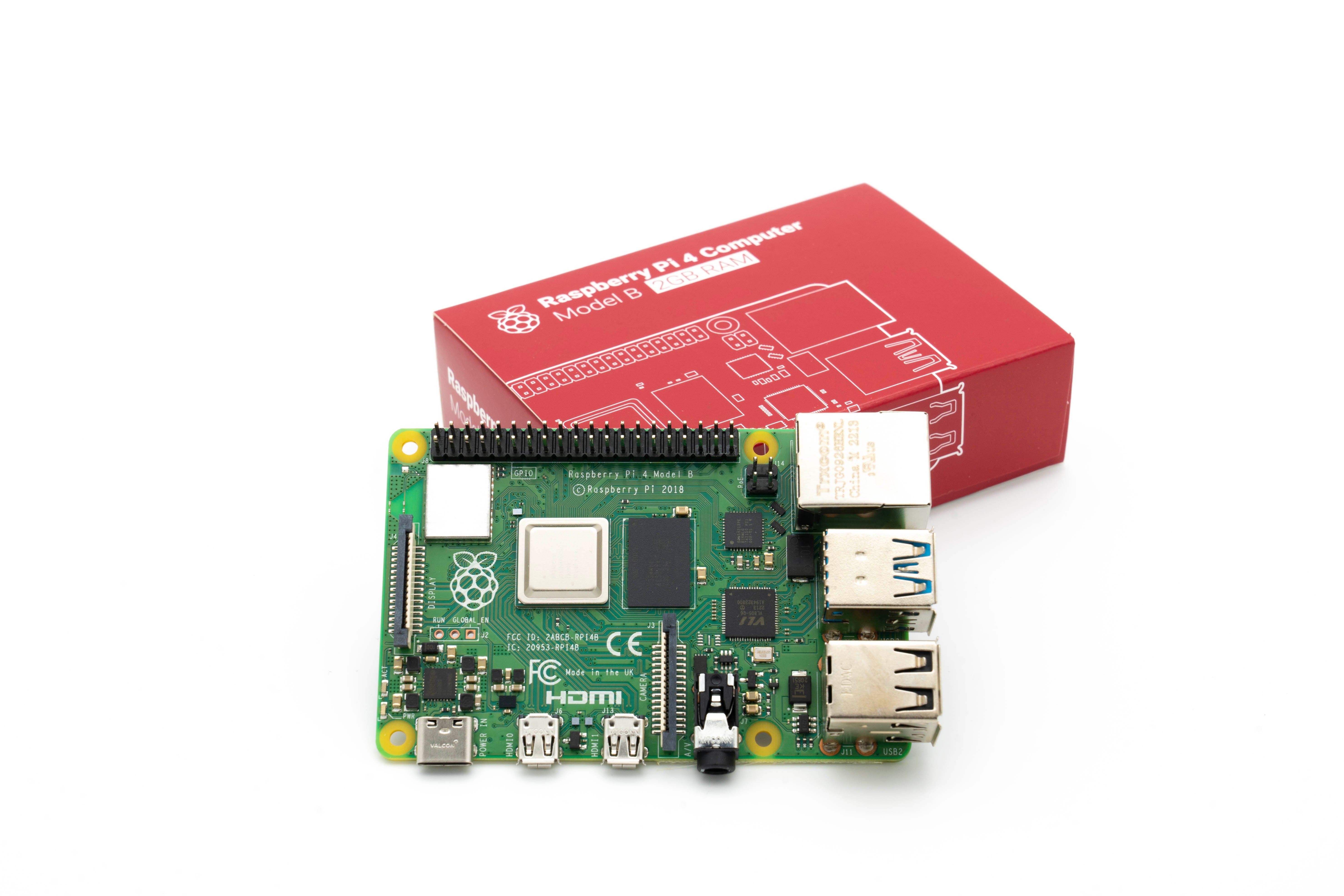 Raspberry Pi 4B with 2GB RAM