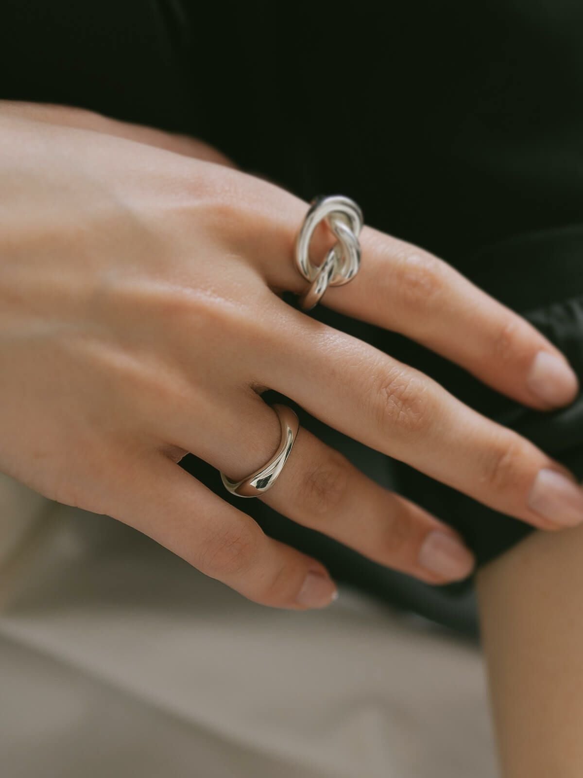 Silver925 Wide Wavy Ring GREZIO -グレジオ- | Ops.(オプス)公式ストア