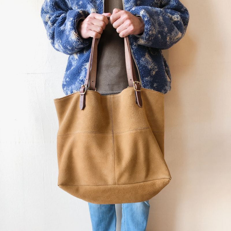 Butler Verner Sails】牛革スウェードビッグトートBAG（2color）