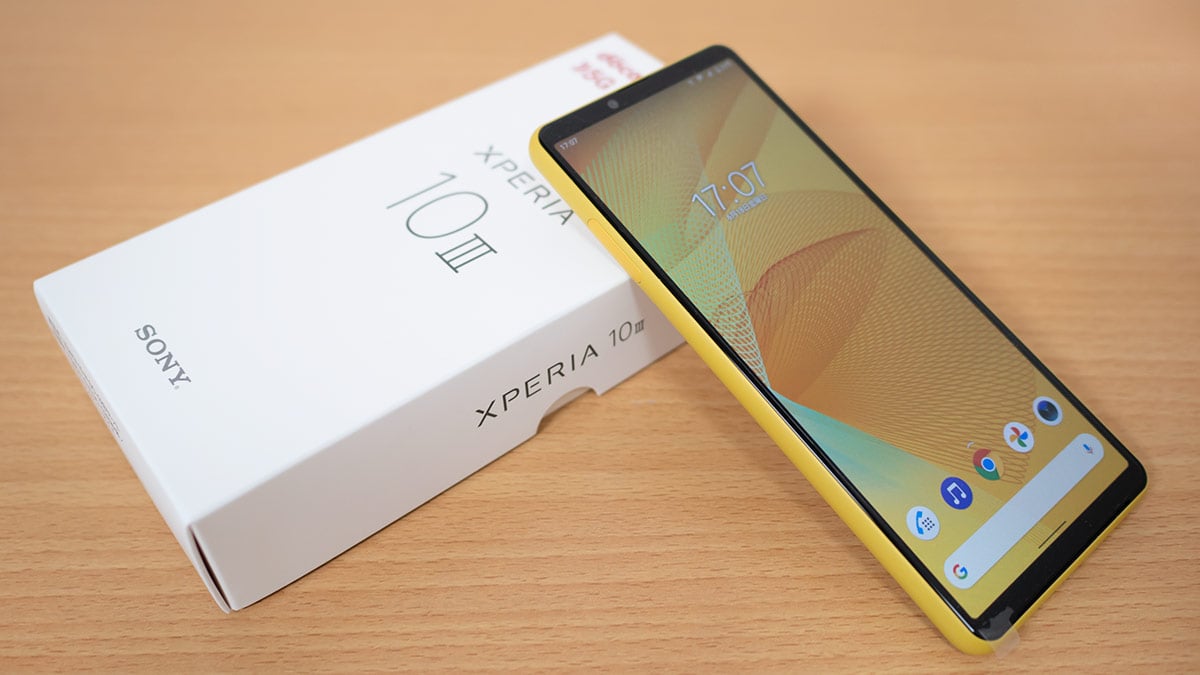 Xperia 10 III SO-52B 購入！このサイズ感がいい！開封とファースト