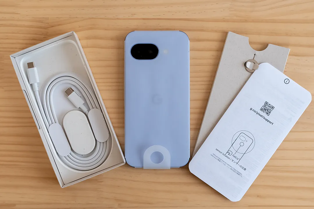 Google Pixel 9a 購入！開封とファーストインプレッション：マット