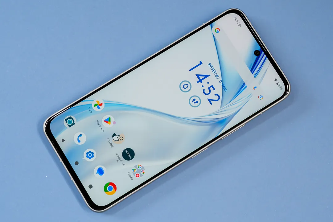 arrows Alpha M08 ホワイトの外観を写真で紹介 – OREFOLDER