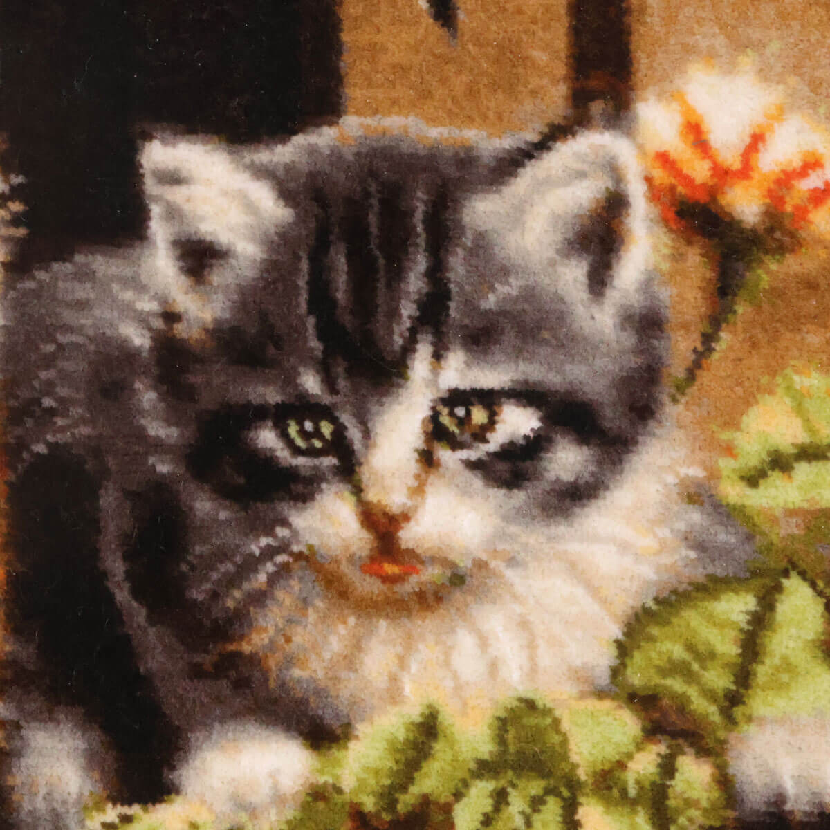 ペルシャ絨毯 タブリーズ産 絵画絨毯 75×57cm（FP-70263） – ギャッベ