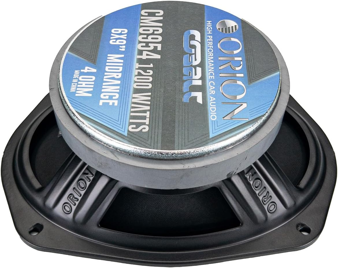 Orion CM6954 - 6x9 Inch 4 Ohm Midrange Speaker 300 Watts RMS