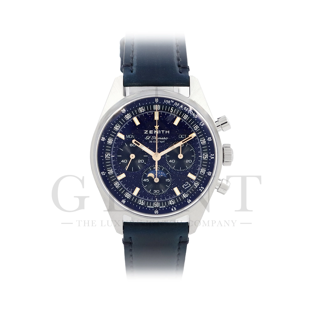 ゼニスクロノマスター オリジナルトリプルカレンダー アベンチュリン