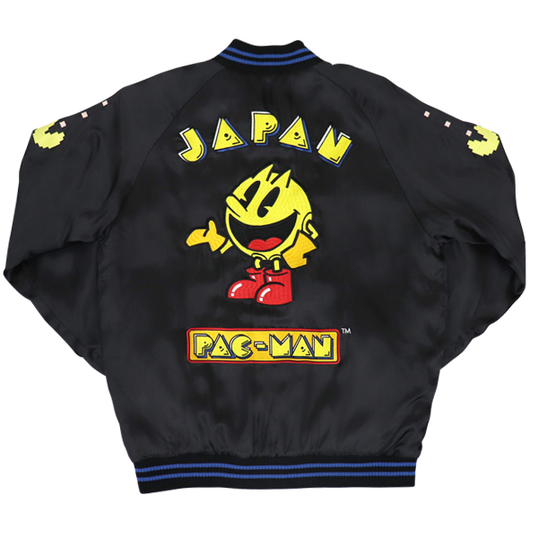 カラフルポップな『PAC-MAN』（パックマン）のリバーシブルスカジャン