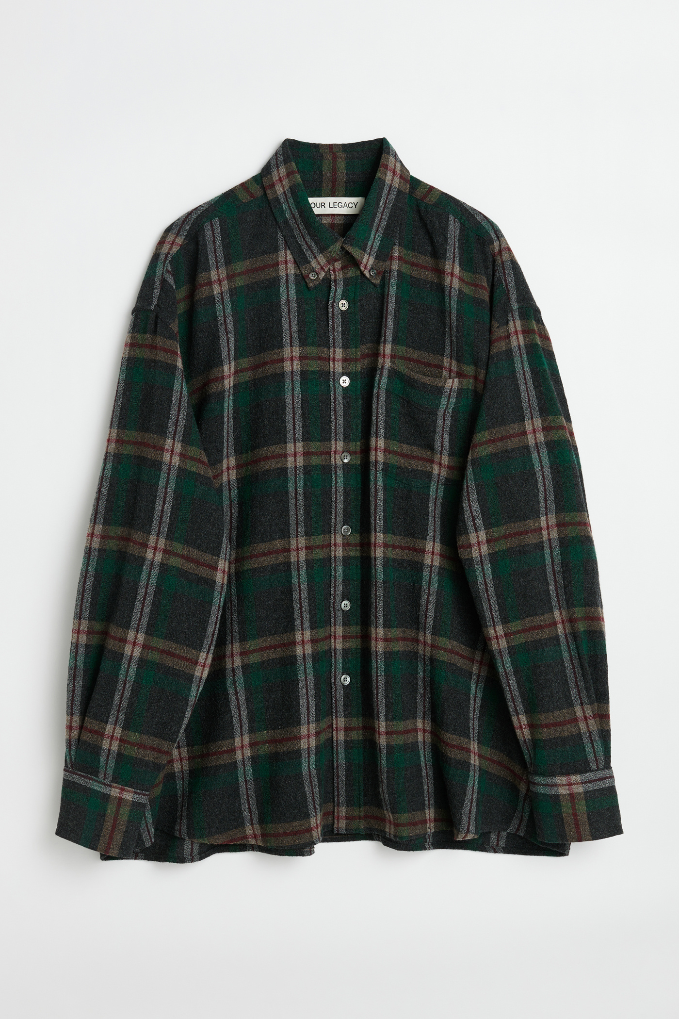 Our Legacy - Borrowed BD Shirt Green Pub Check
