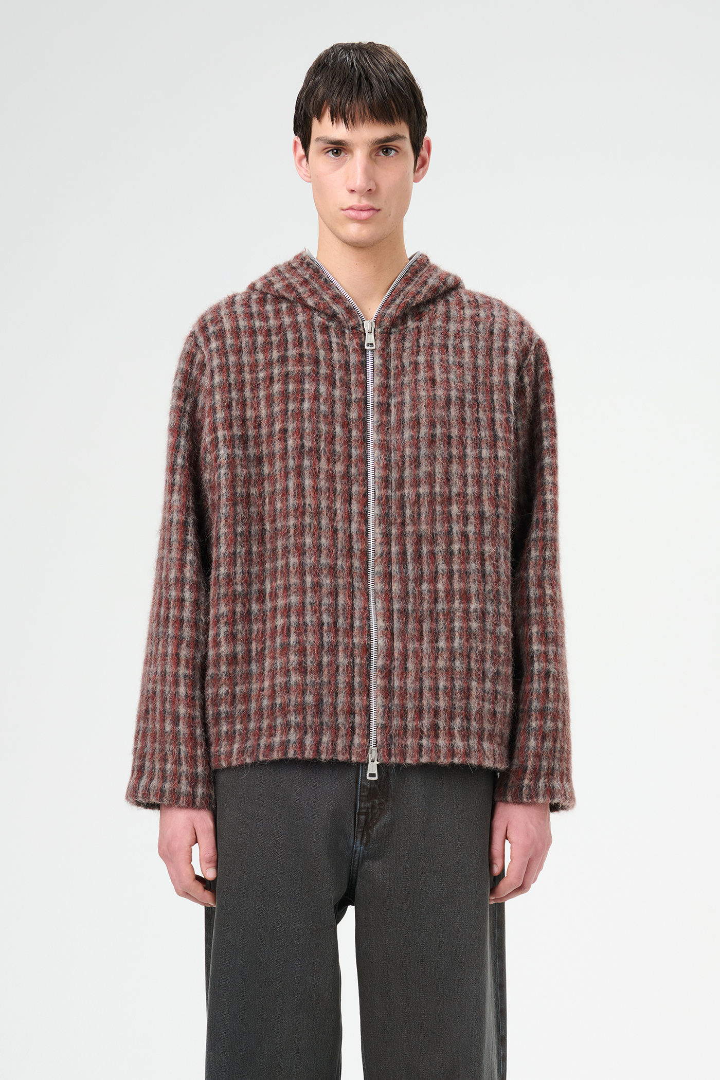 Our Legacy - Full Zip Hood Boston Check