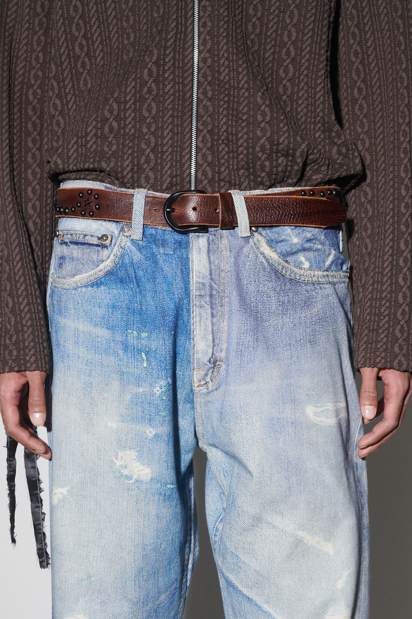 Our Legacy - Star Fall Belt Brown Leather