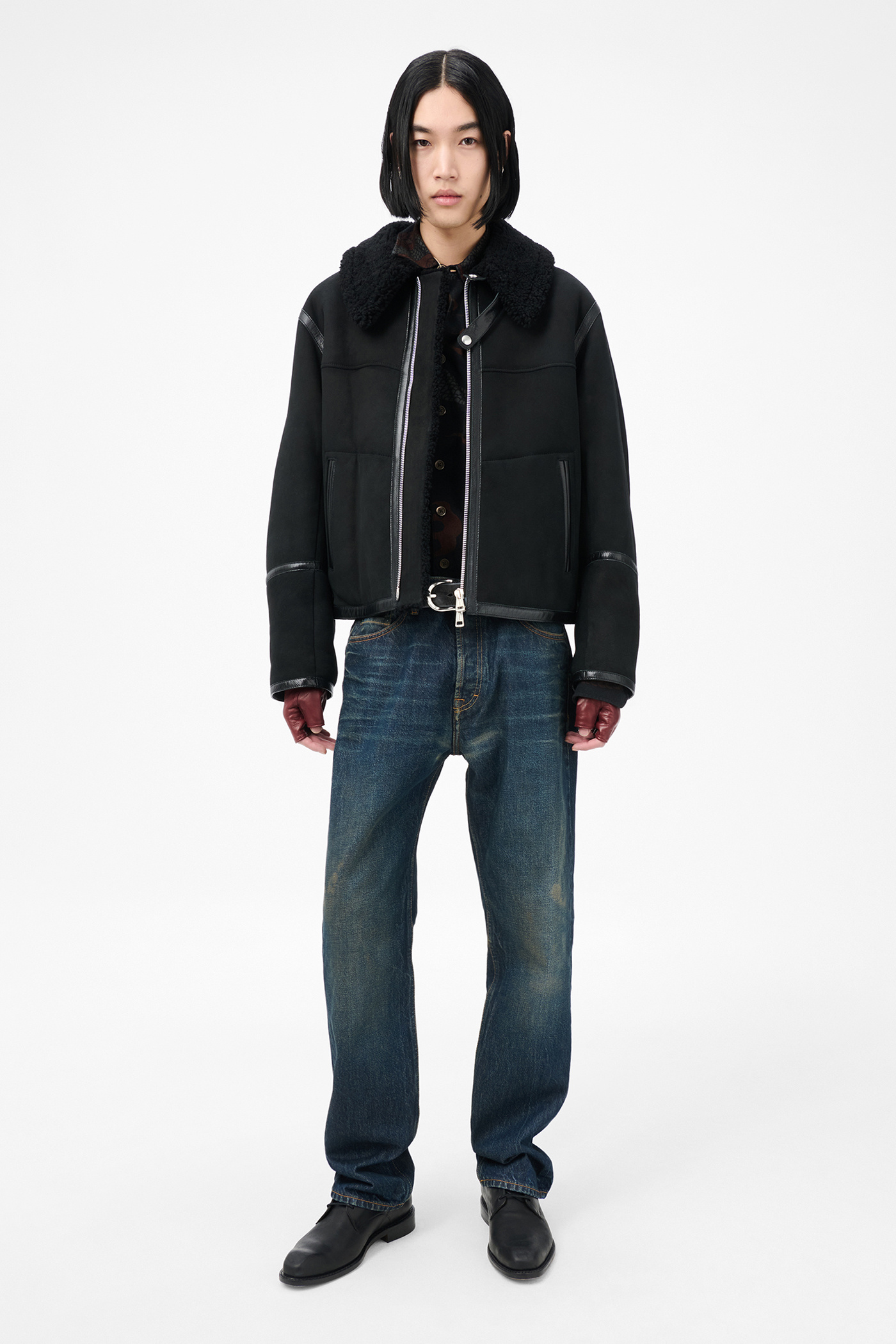 Our Legacy - Pilot Jacket Black Shearling