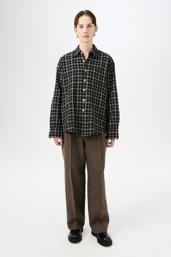 Our Legacy - Above Shirt Black Fishnet Cloth