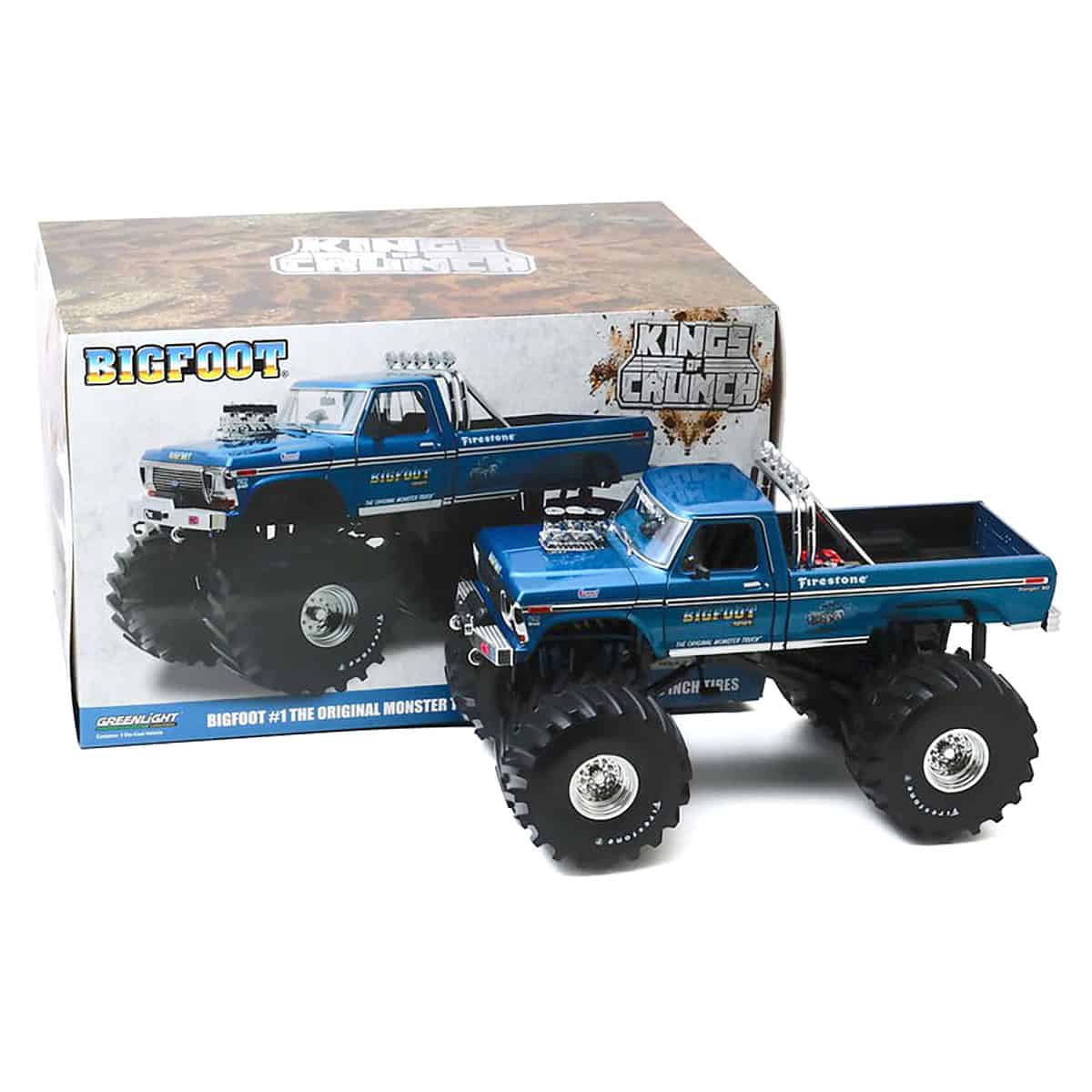 1/18 1974 Ford F-250 Monster Truck with 66 Inch Tires, Bigfoot #1