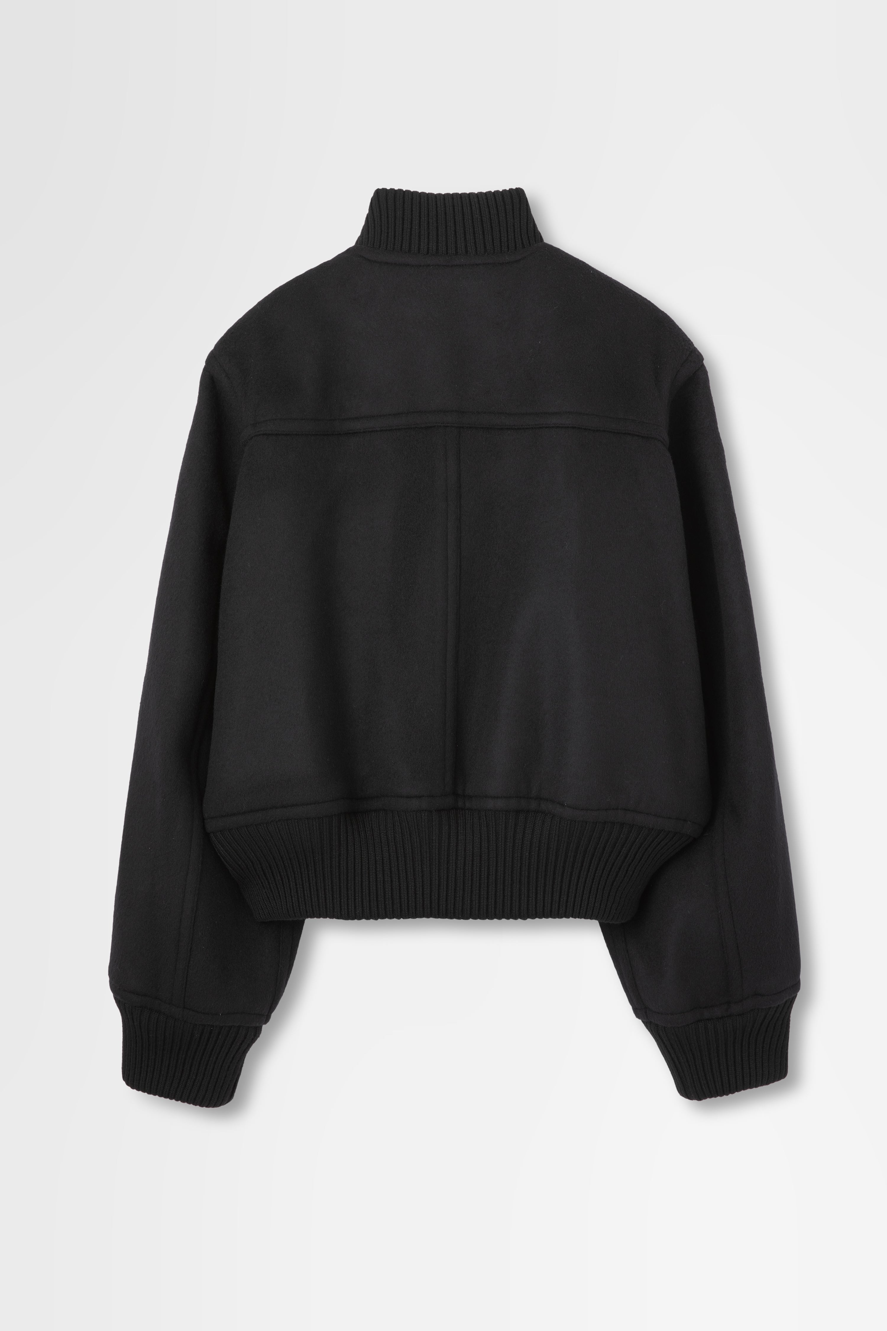 Cropped MA-1 Bomber Jacket in Double Face Beaver – OVERCOAT